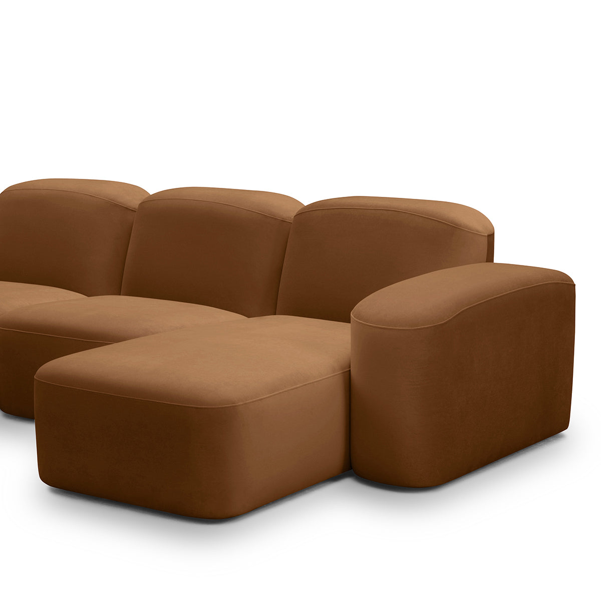 Canapé méridienne modulaire 3 places RAF Muse