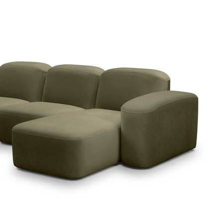 Canapé méridienne modulaire 3 places RAF Muse