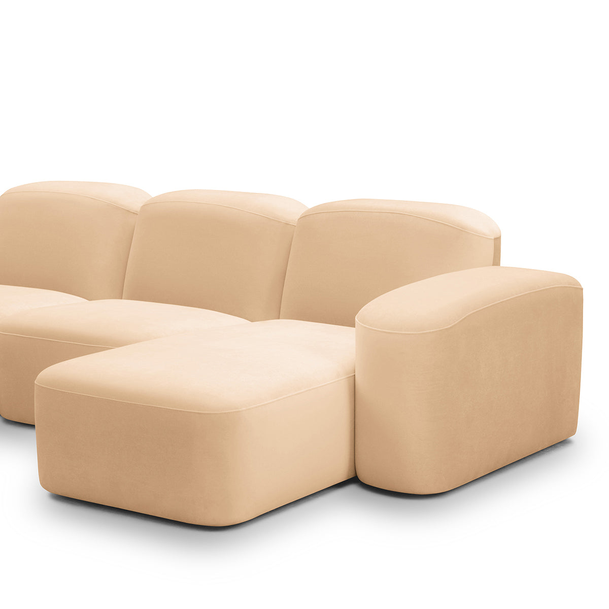 Canapé méridienne modulaire 3 places RAF Muse