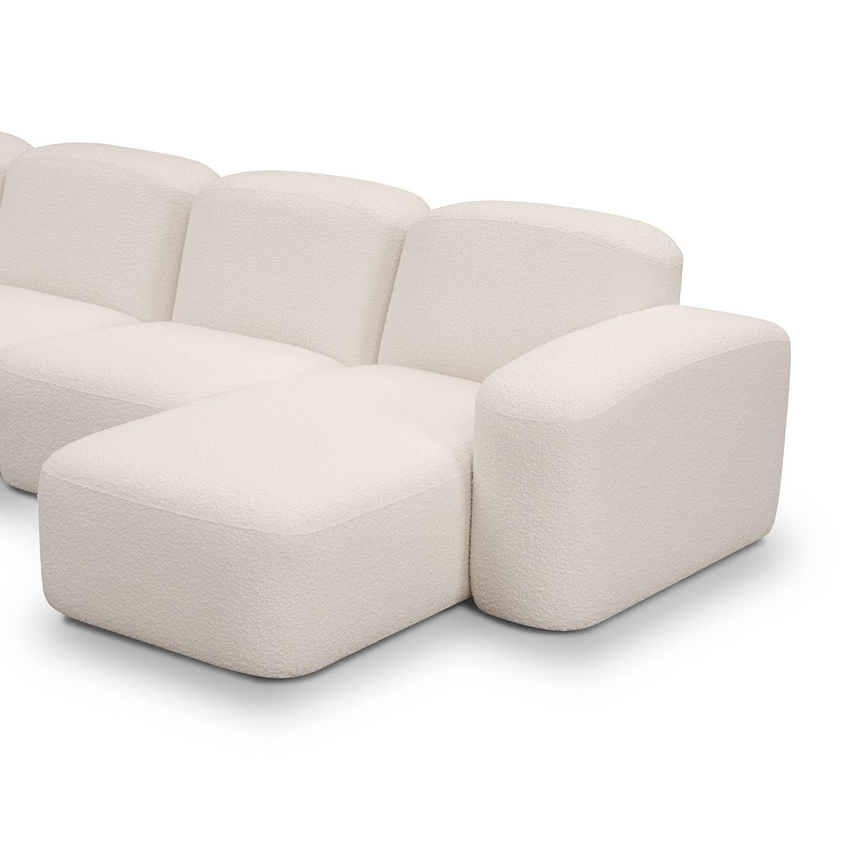 Canapé méridienne modulaire 4 places RAF Muse