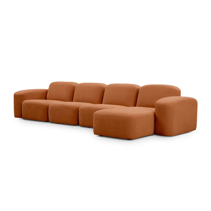 Canapé méridienne modulaire 4 places RAF Muse