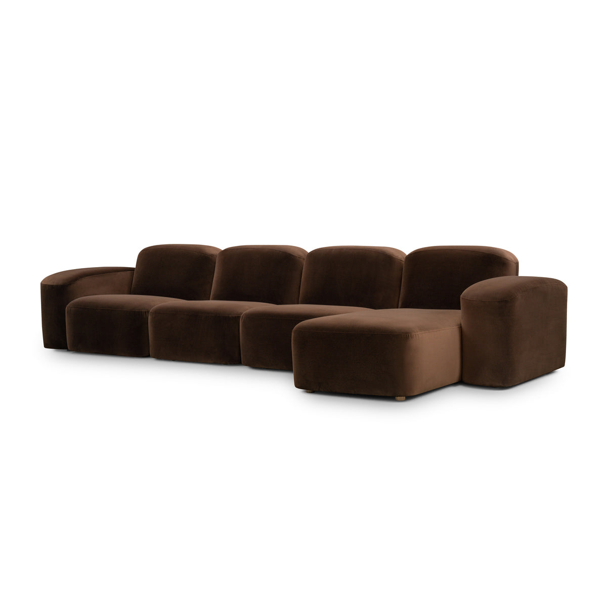 Canapé méridienne modulaire 4 places RAF Muse