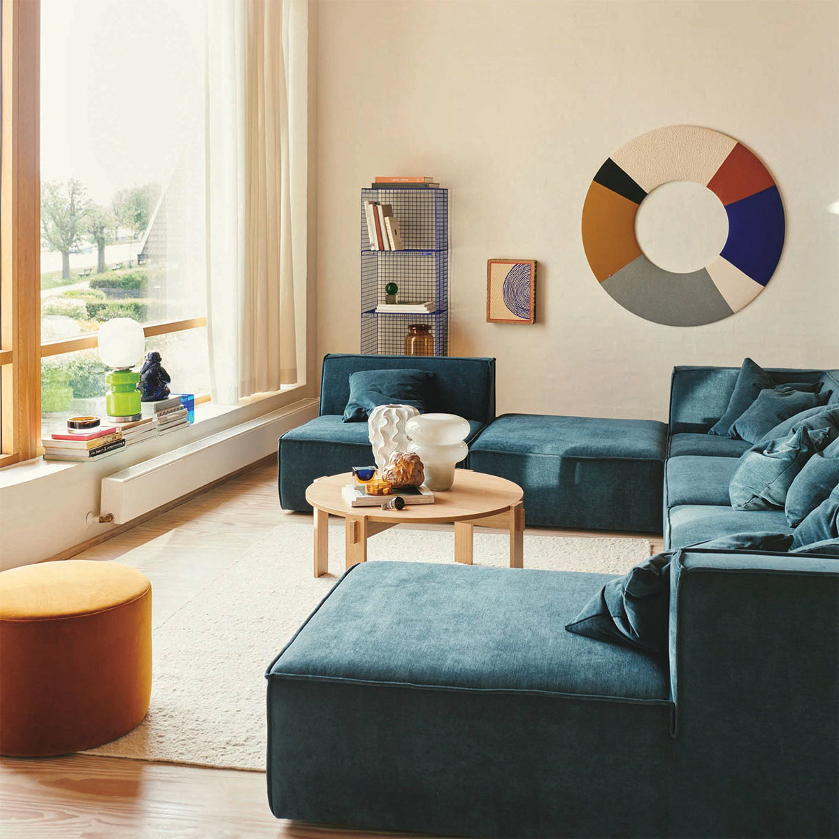 Canapé modulable Dane 1 place avec méridienne droite