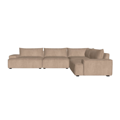 Canapé méridienne modulaire 3 places Daphne à gauche