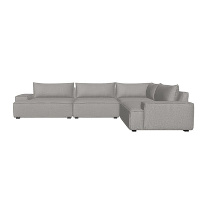 Canapé d'angle droit modulaire 4 places Daphne