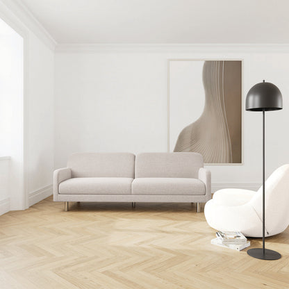 Canapé 3 places Landon Chrome