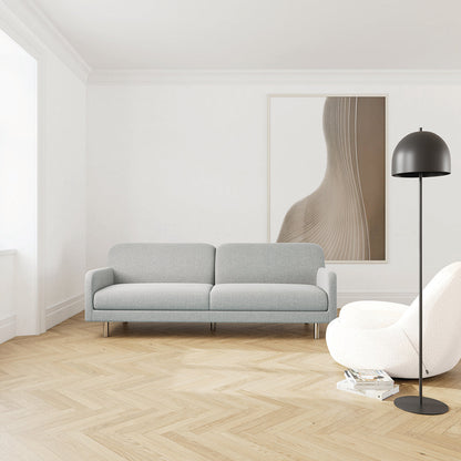 Canapé 3 places Landon Chrome