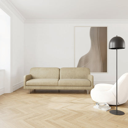 Canapé 3 places Landon Chrome