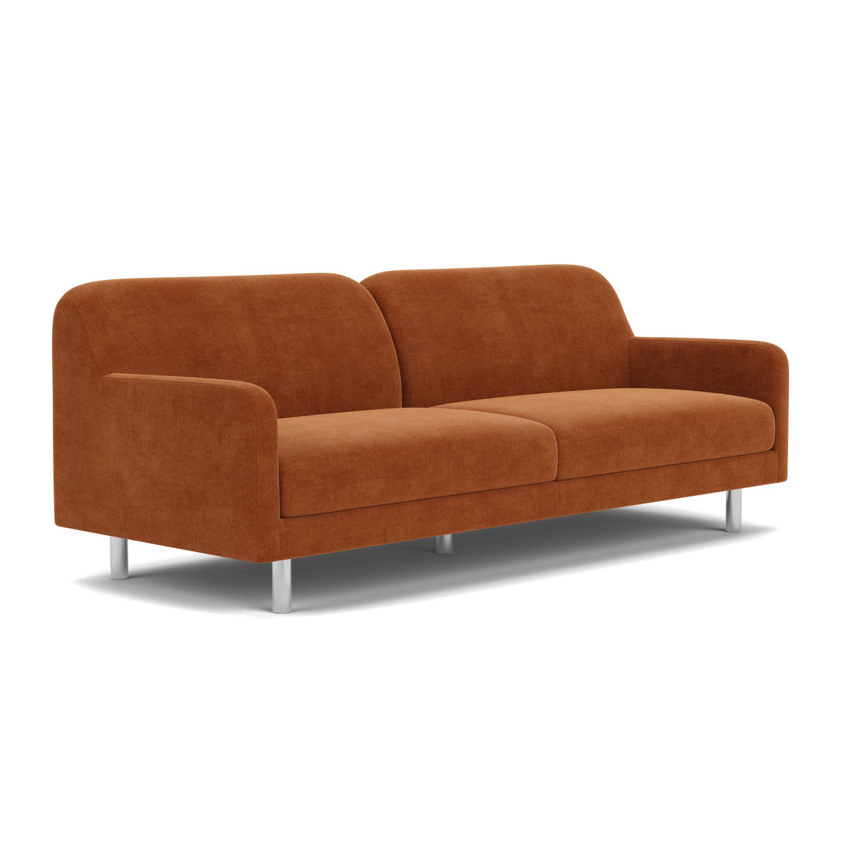 Canapé 3 places Landon Chrome