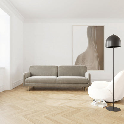 Canapé 3 places Landon Chrome