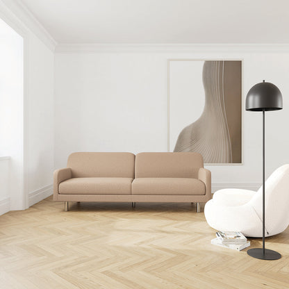 Canapé 3 places Landon Chrome