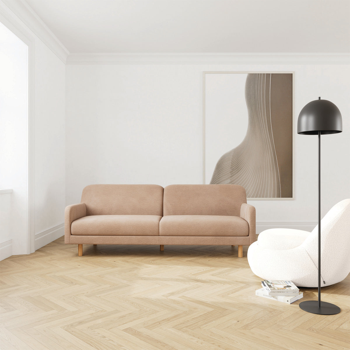 Canapé 3 places Landon Timber