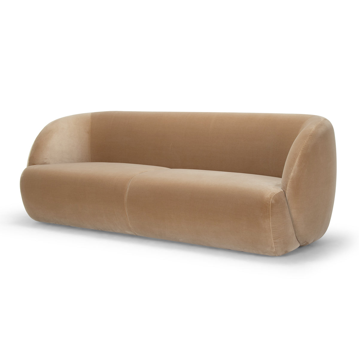 Canapé 3 places en velours Paula (saphir)