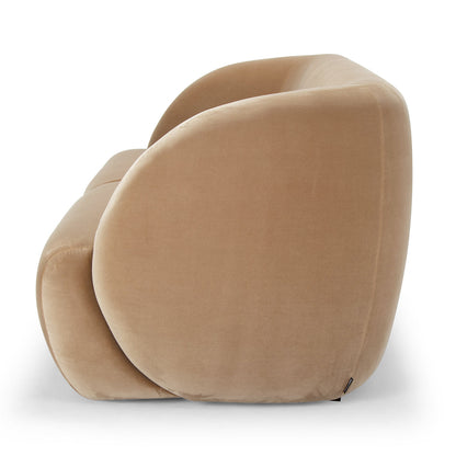 Canapé 3 places en velours Paula (saphir)