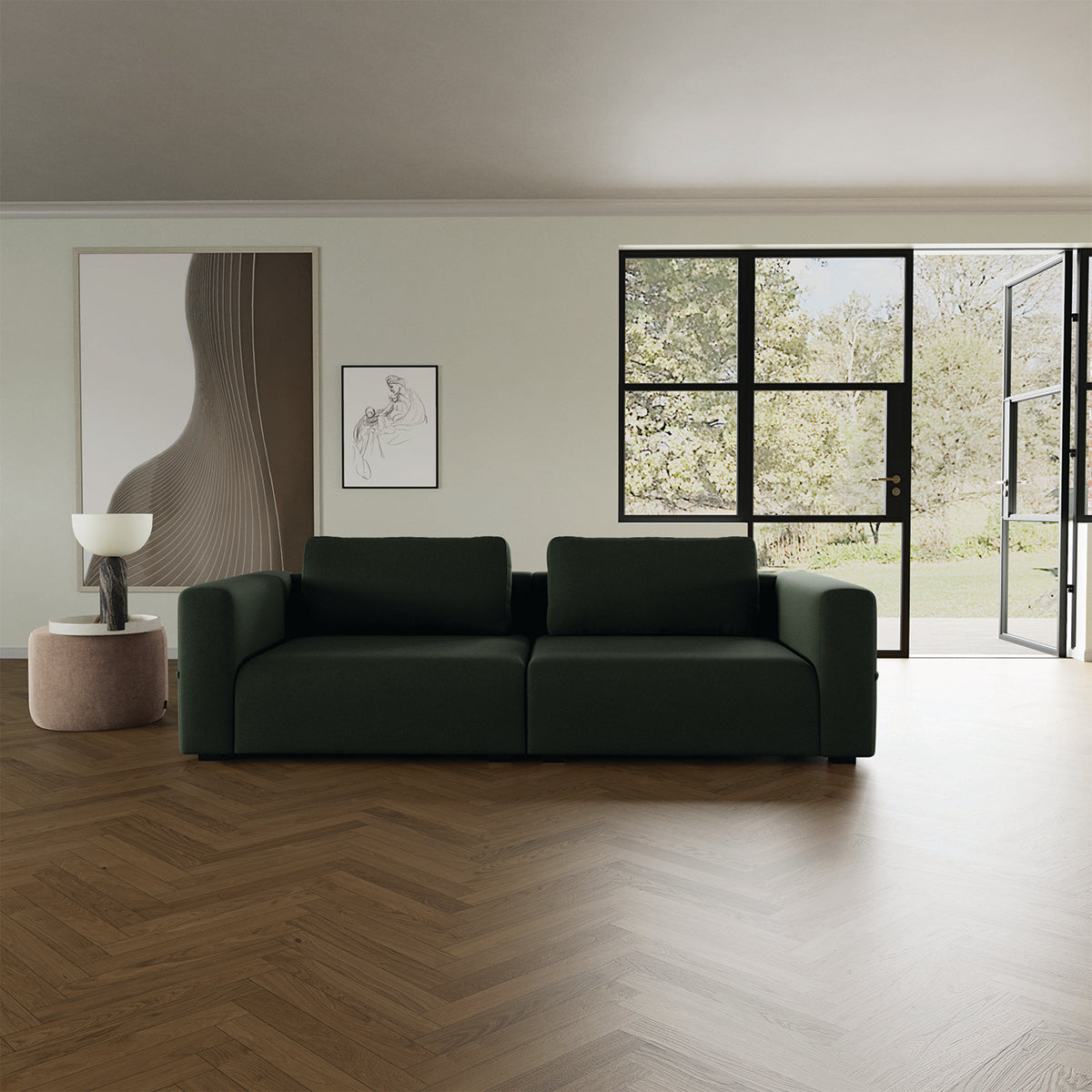 Canapé 3 places Riley