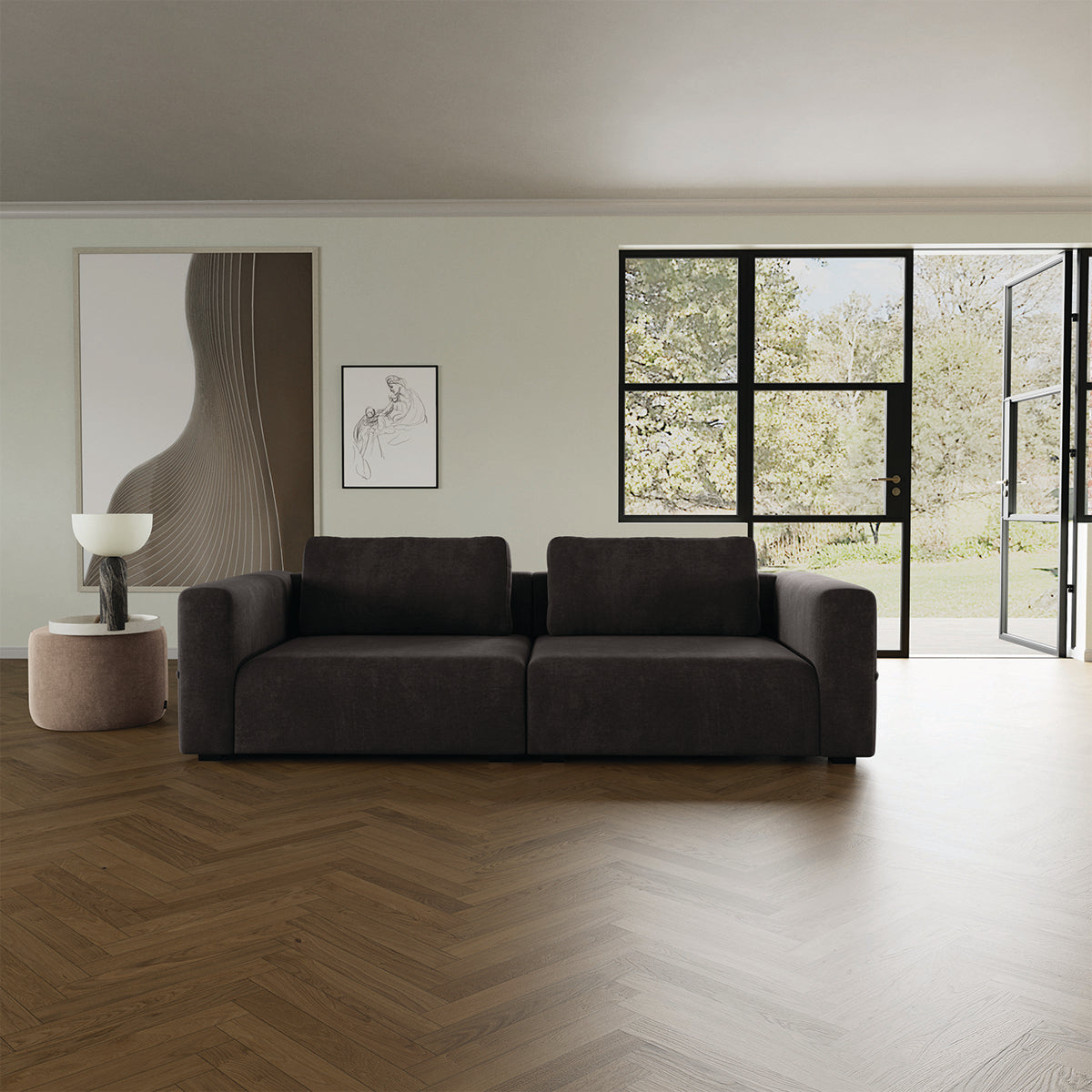 Canapé 3 places Riley