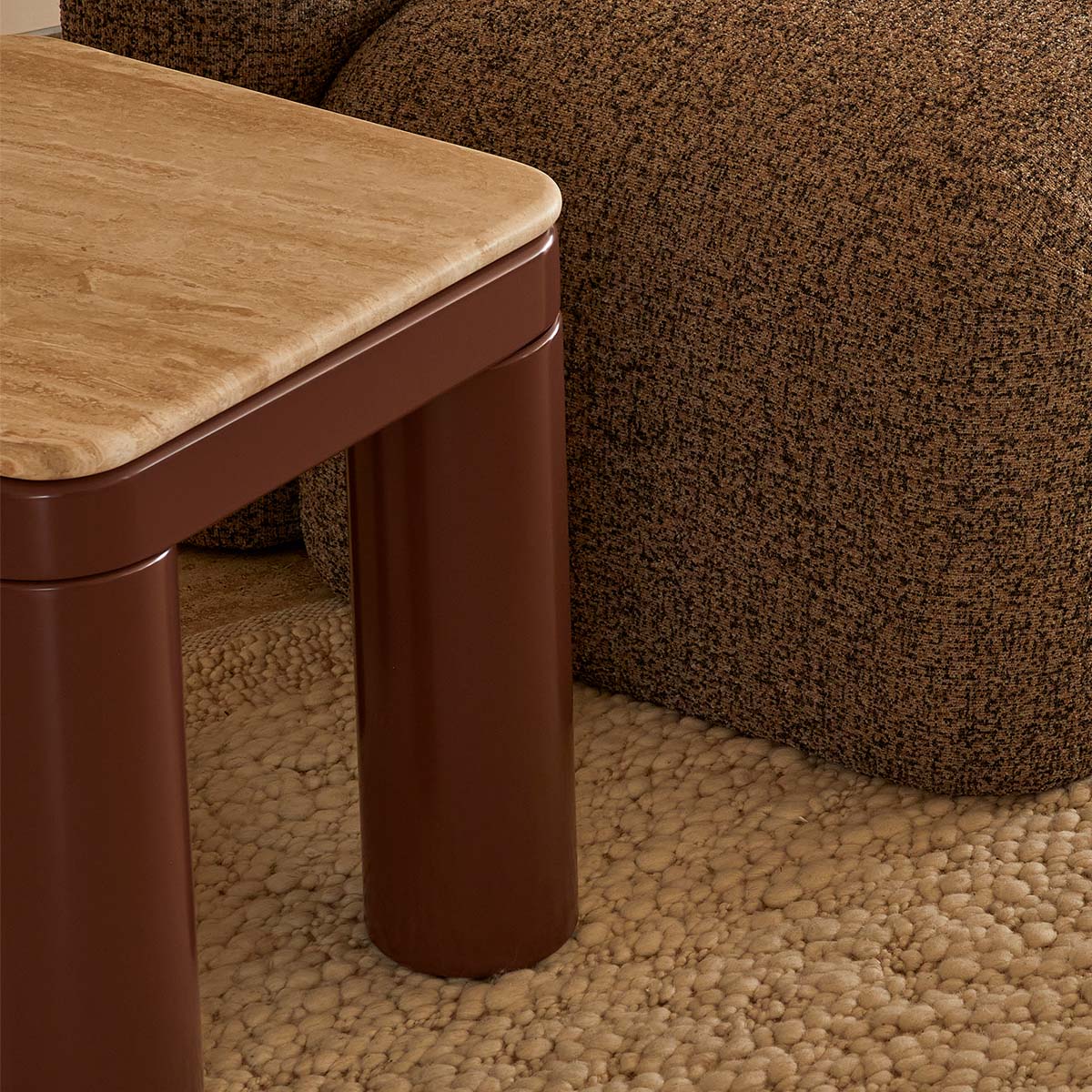 Table d'appoint en marbre Frankie