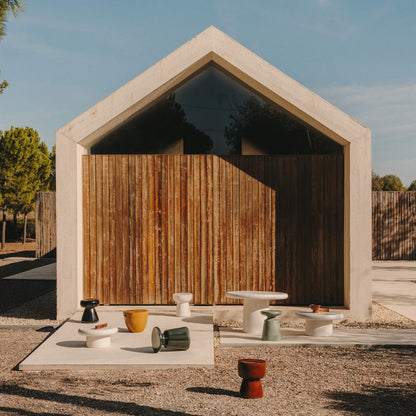 Table d'appoint d'extérieur Mesquida (terrazzo vert, 39 cm)