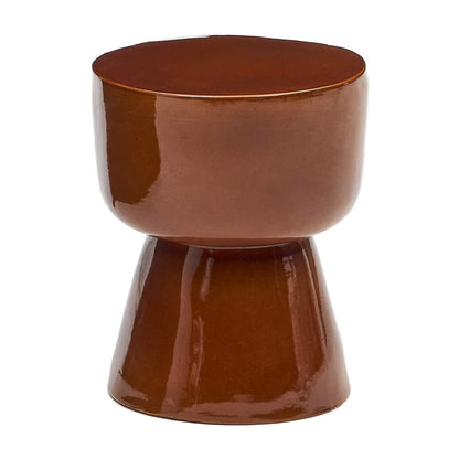 Table d'appoint d'extérieur Mesquida (terre cuite émaillée, 35 cm)