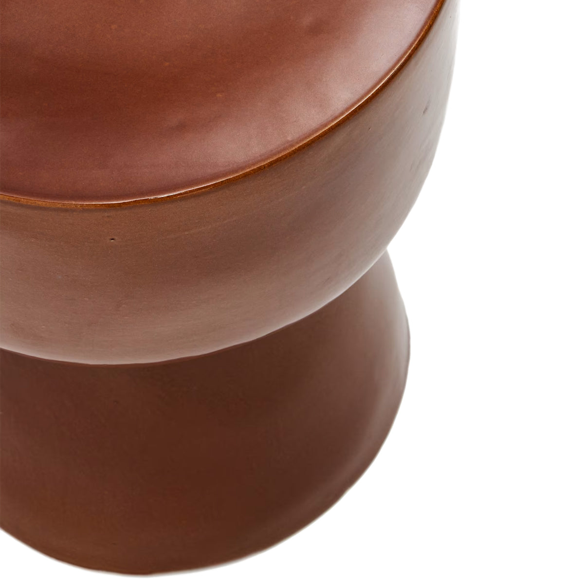 Table d'appoint d'extérieur Mesquida (terre cuite émaillée, 35 cm)