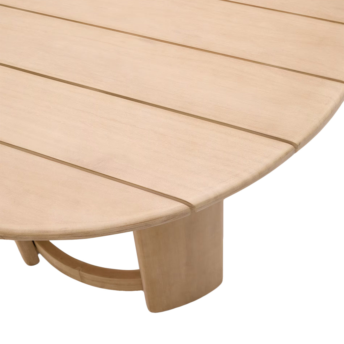 Table à manger ovale Xoriguer (eucalyptus)