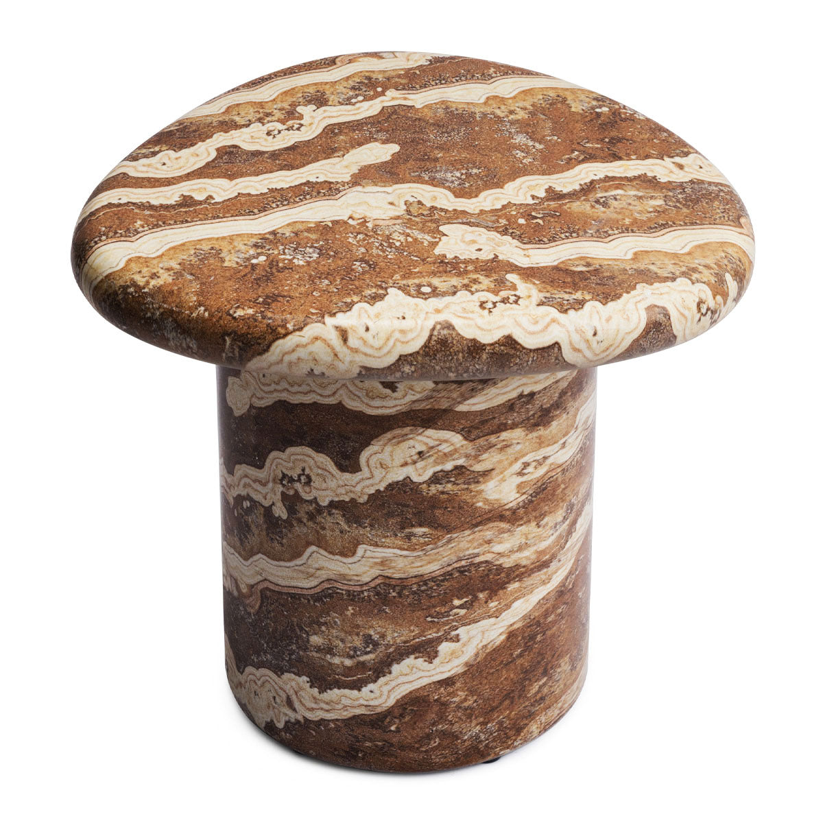 Table d'appoint Azzurra (finition Onyx Tigre)