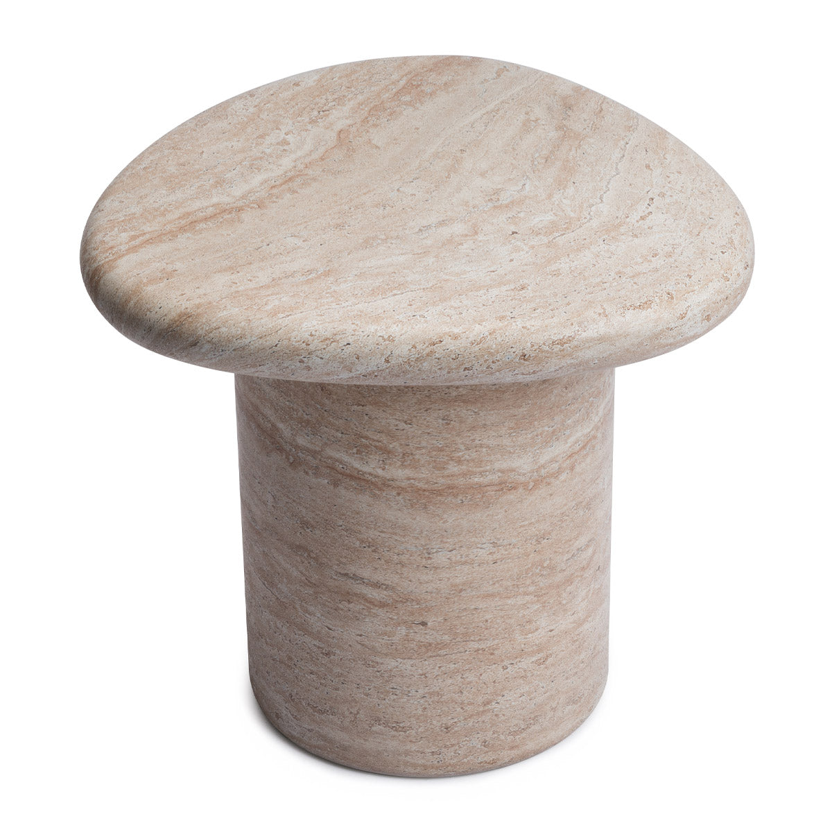 Table d'appoint Azzurra (finition travertin)