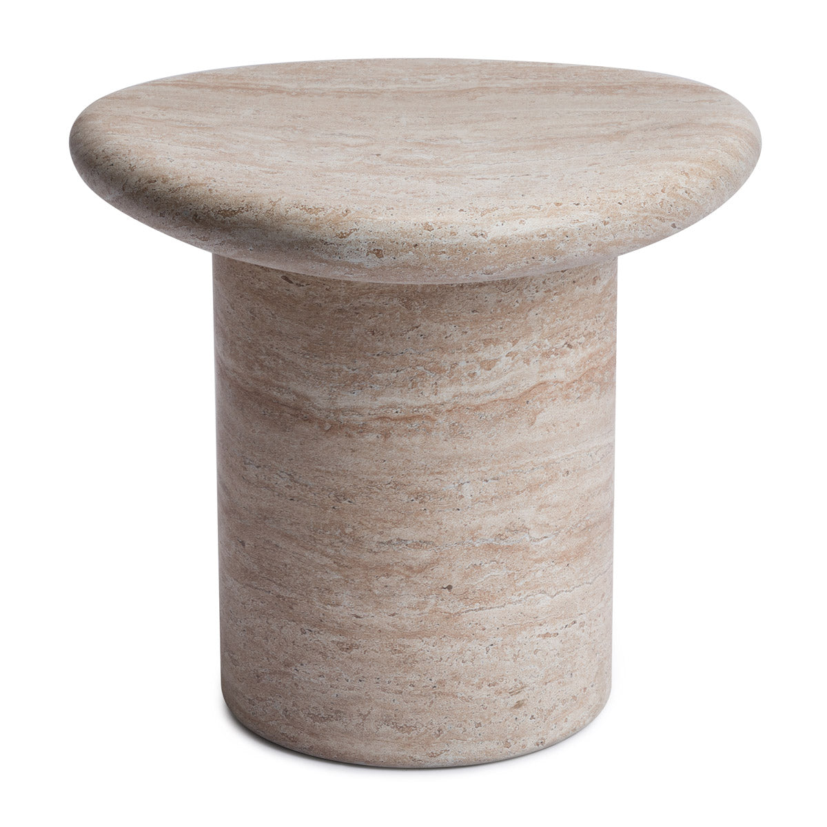 Table d'appoint Azzurra (finition travertin)