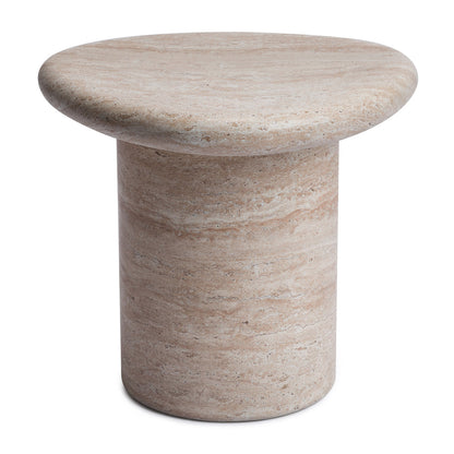 Table d'appoint Azzurra (finition travertin)