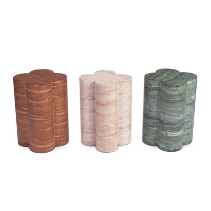 Table d'appoint Bloom Plinth (finition pierre naturelle)