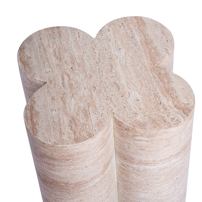 Table d'appoint Bloom Plinth (finition pierre naturelle)