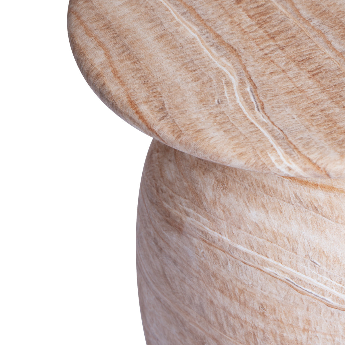 Table d'appoint ronde Sol (finition pierre naturelle)