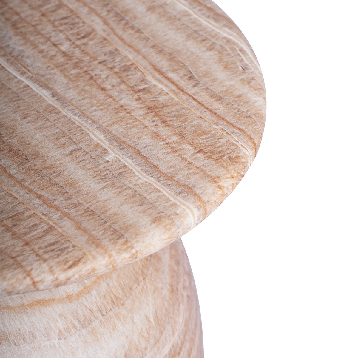 Table d'appoint ronde Sol (finition pierre naturelle)