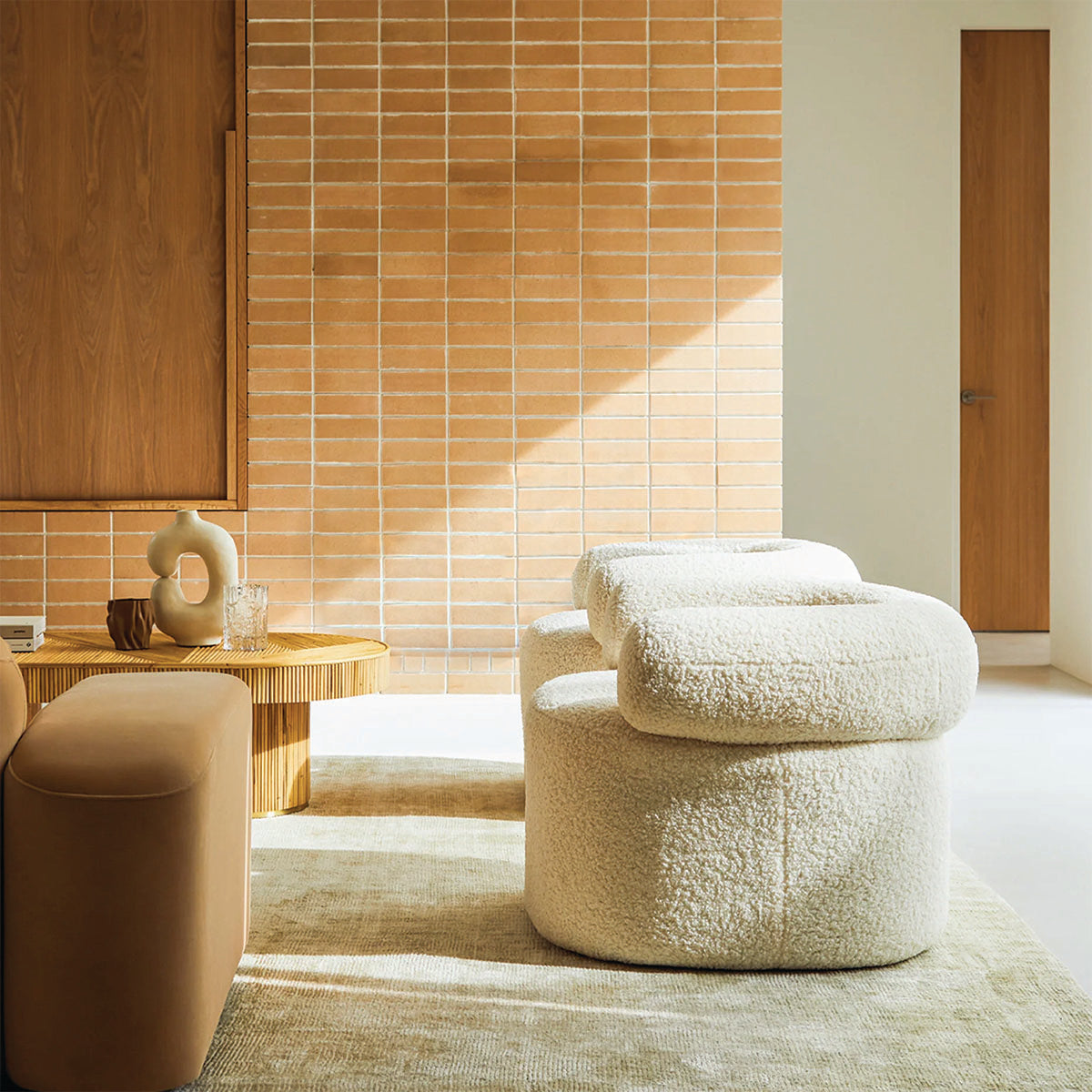 Échantillon Ellison Studios - Montauk Blanc cassé