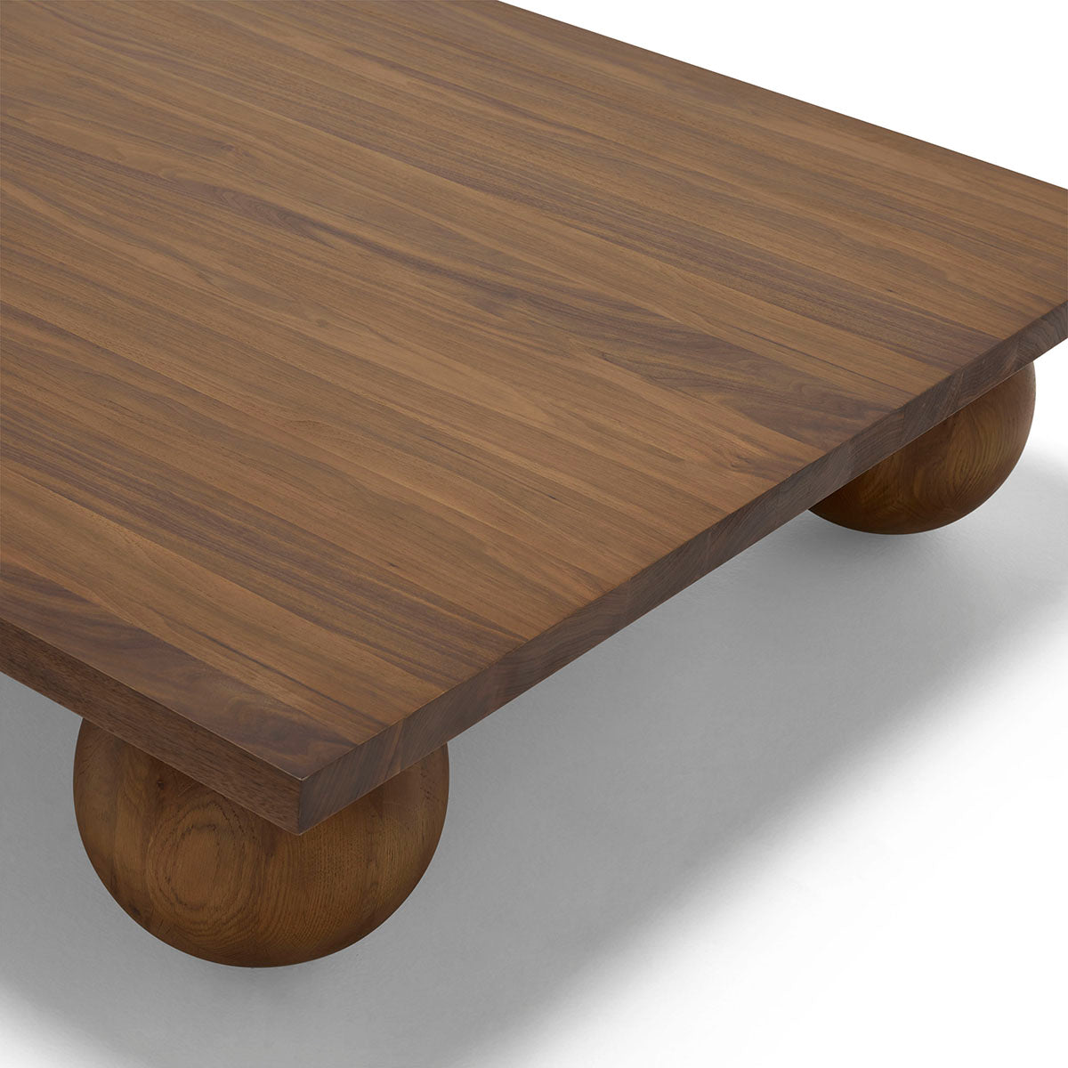 Table basse carrée Yoko (noyer naturel)