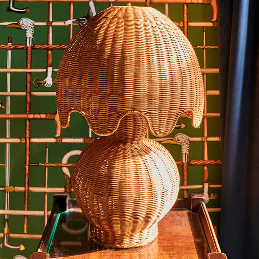 Lampe en rotin Genie