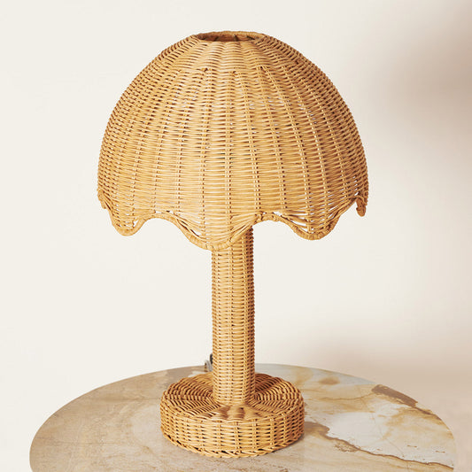 La lampe en rotin Parasol