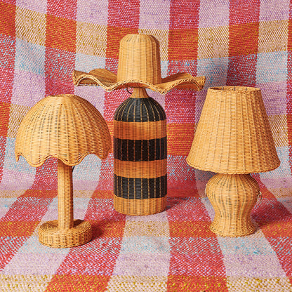 La lampe en rotin Parasol