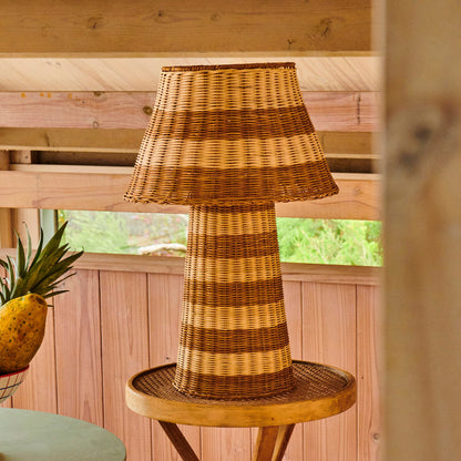 Lampe en rotin Sombrero
