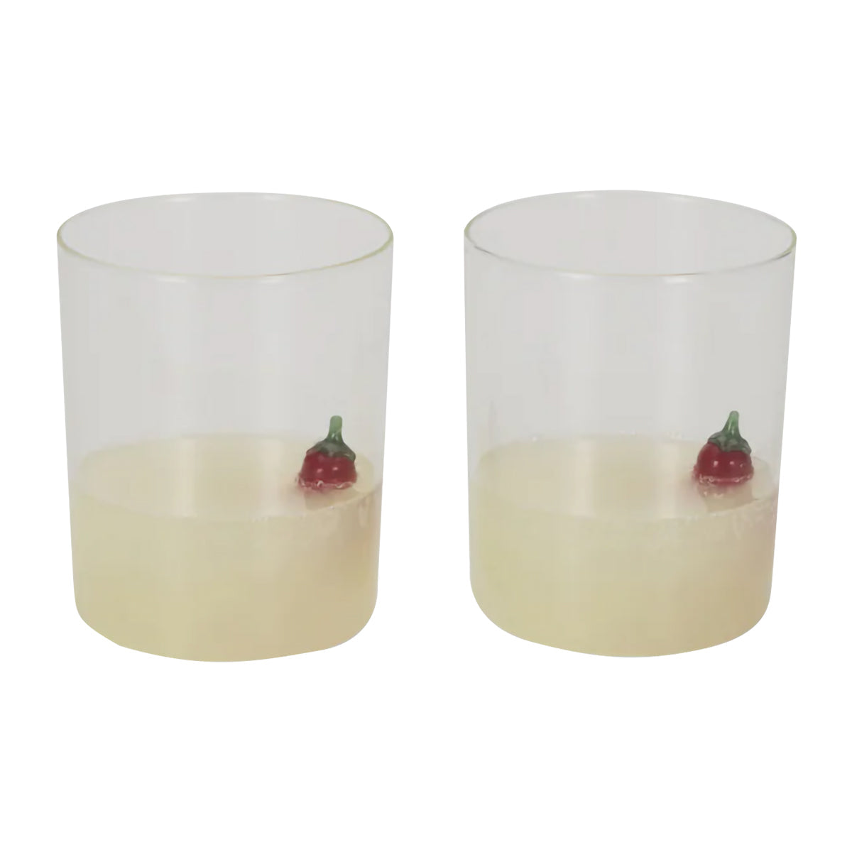 Gobeletes au piment (rouge, lot de 2)