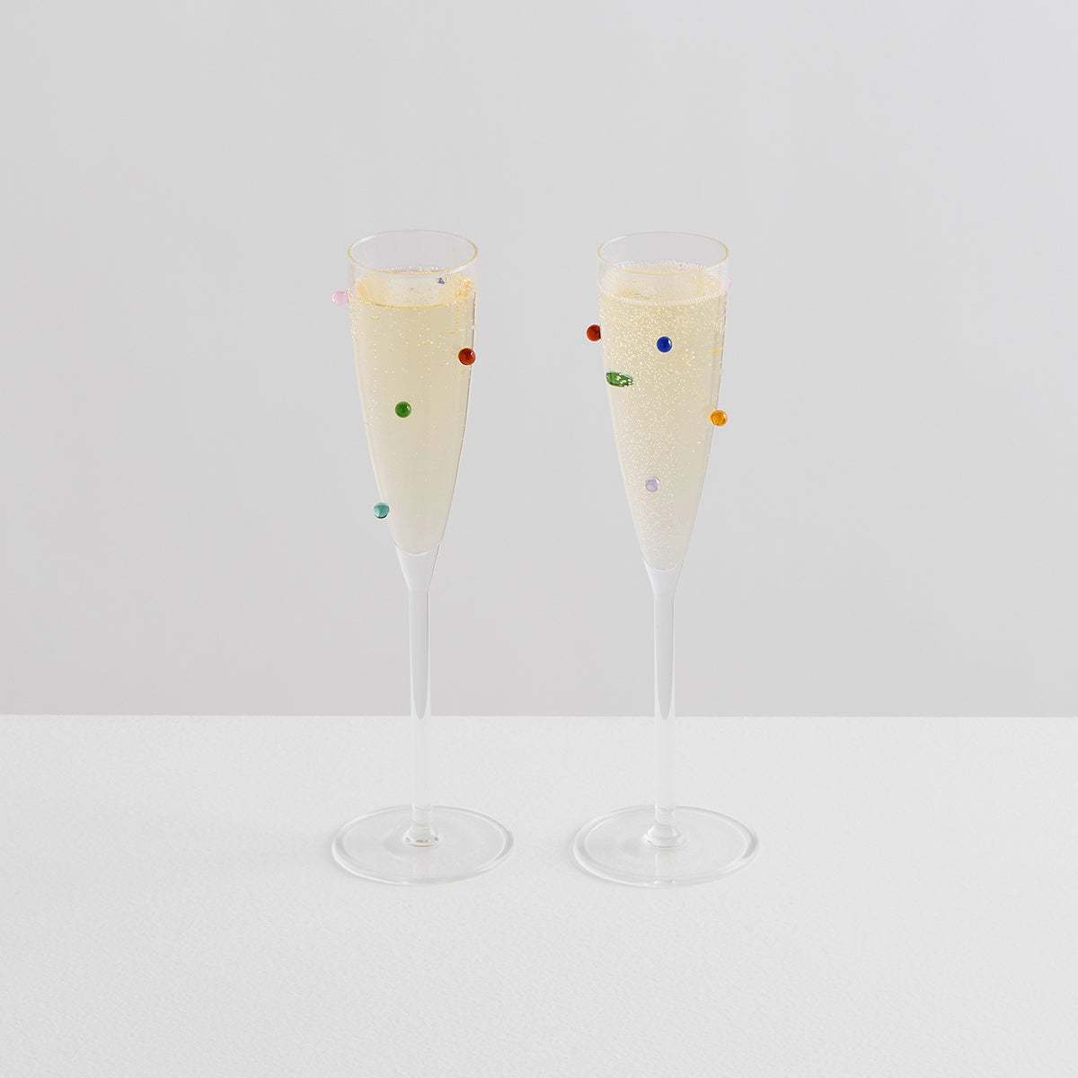 Flûtes à champagne Pomponette (lot de 2)