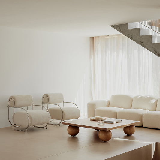 Table basse carrée Yoko (chêne naturel)