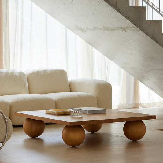 Table basse carrée Yoko (chêne naturel)